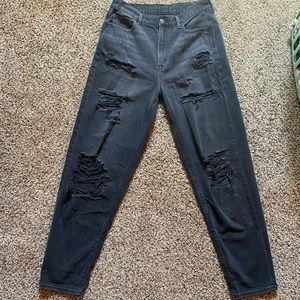 High Waisted Baggy Grunge Jeans